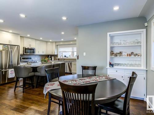 9739 148 Street, Edmonton, AB - Indoor Photo Showing Dining Room