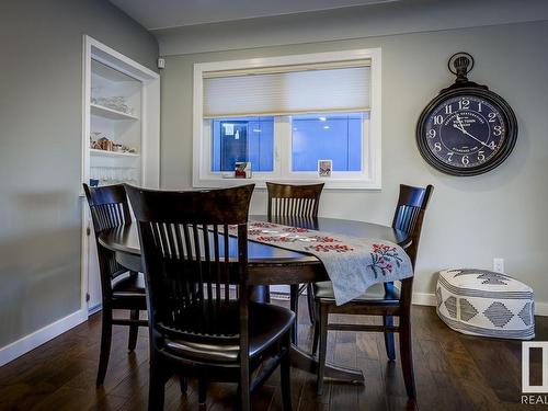 9739 148 Street, Edmonton, AB - Indoor Photo Showing Dining Room