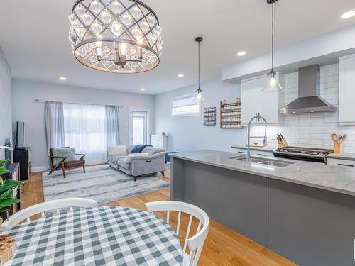 8534 81 Avenue, Edmonton, AB - Indoor Photo Showing Kitchen With Double Sink