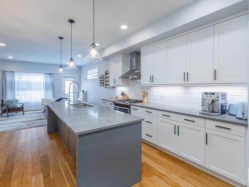 8534 81 Avenue, Edmonton, AB - Indoor Photo Showing Kitchen With Upgraded Kitchen