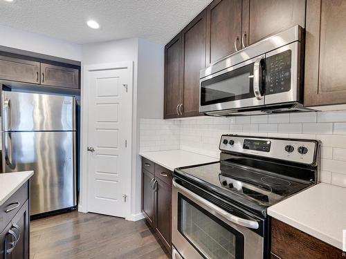 5442 Crabapple Loop, Edmonton, AB - Indoor Photo Showing Kitchen With Stainless Steel Kitchen With Upgraded Kitchen