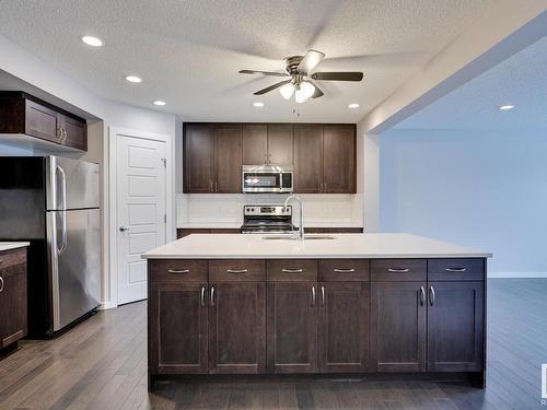 5442 Crabapple Loop, Edmonton, AB - Indoor Photo Showing Kitchen With Stainless Steel Kitchen