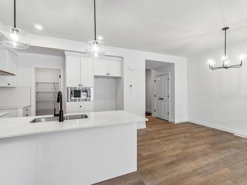 21315 36 Avenue, Edmonton, AB - Indoor Photo Showing Kitchen With Upgraded Kitchen