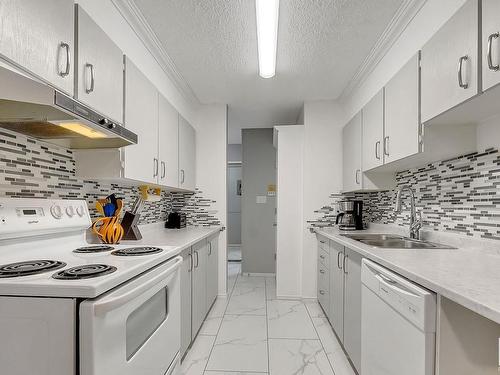 4 13452 Fort Road, Edmonton, AB - Indoor Photo Showing Kitchen With Double Sink