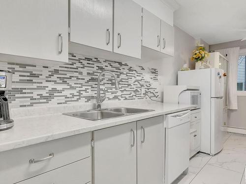 4 13452 Fort Road, Edmonton, AB - Indoor Photo Showing Kitchen With Double Sink