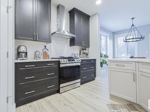 5 54419 Rge Road 14, Rural Lac Ste. Anne County, AB - Indoor Photo Showing Kitchen With Upgraded Kitchen