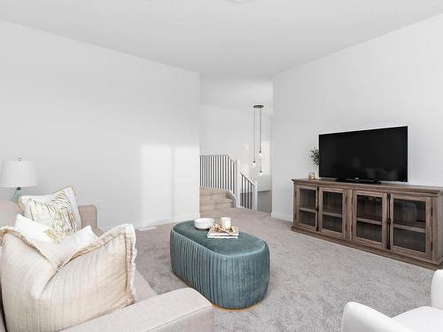 3910 Chrustawka Place, Edmonton, AB - Indoor Photo Showing Living Room