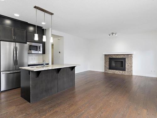 2805 16A Avenue, Edmonton, AB - Indoor With Fireplace