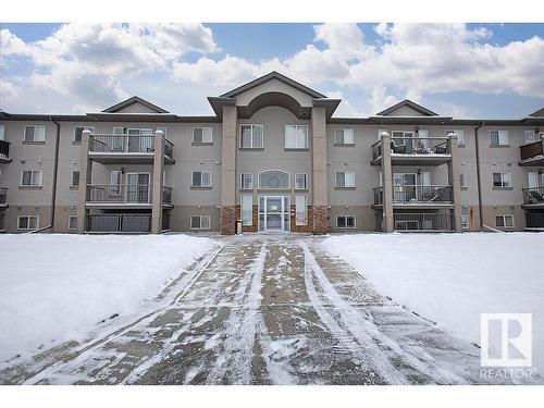 304 5204 52 Avenue, Tofield, AB - Outdoor With Balcony With Facade