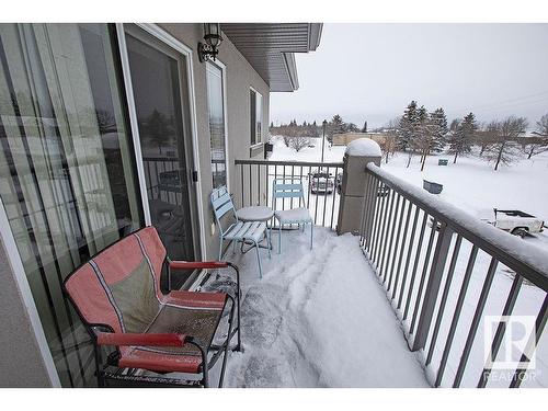 304 5204 52 Avenue, Tofield, AB - Outdoor With Balcony With Exterior