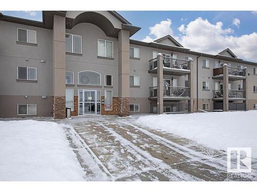 304 5204 52 Avenue, Tofield, AB - Outdoor With Balcony With Facade