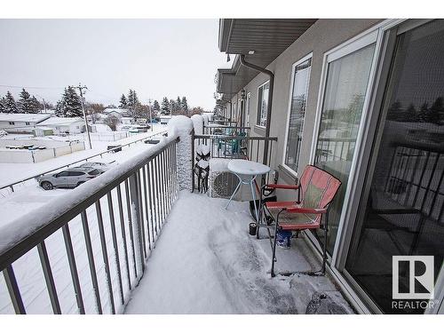 304 5204 52 Avenue, Tofield, AB - Outdoor With Balcony With Exterior