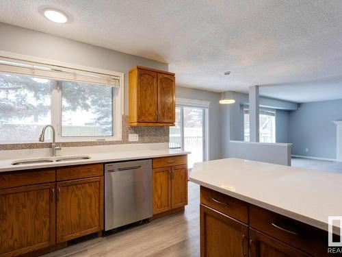 1510 Wellwood Way, Edmonton, AB - Indoor Photo Showing Kitchen With Double Sink