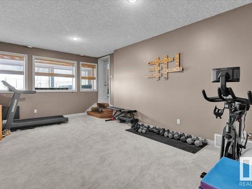 9 Huntington Drive, Spruce Grove, AB - Indoor Photo Showing Gym Room