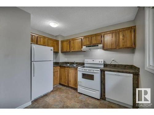 1626 37 Street, Edmonton, AB - Indoor Photo Showing Kitchen With Double Sink