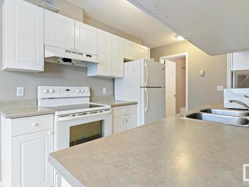 204 12110 119 Ave, Edmonton, AB - Indoor Photo Showing Kitchen With Double Sink