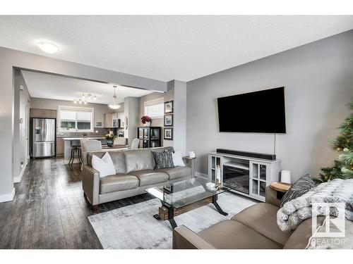 2114 24 Street, Edmonton, AB - Indoor Photo Showing Living Room