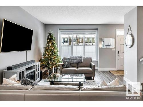 2114 24 Street, Edmonton, AB - Indoor Photo Showing Living Room