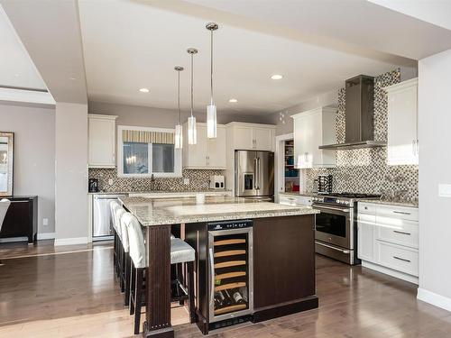 2307 Warry Court, Edmonton, AB - Indoor Photo Showing Kitchen With Upgraded Kitchen