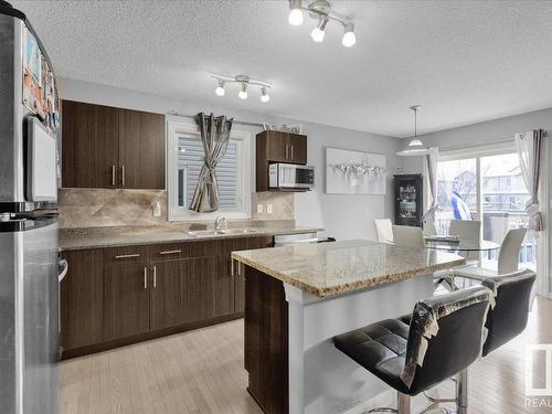 89 Keystone Crescent, Leduc, AB - Indoor Photo Showing Kitchen With Upgraded Kitchen