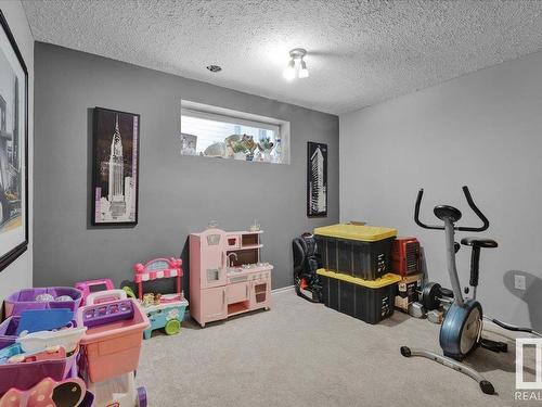 89 Keystone Crescent, Leduc, AB - Indoor Photo Showing Gym Room