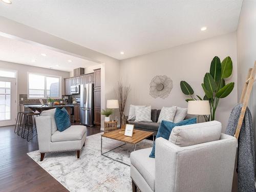 205 Sturtz Bend, Leduc, AB - Indoor Photo Showing Living Room