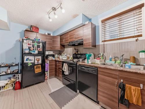 11916 91 Street, Edmonton, AB - Indoor Photo Showing Kitchen With Double Sink