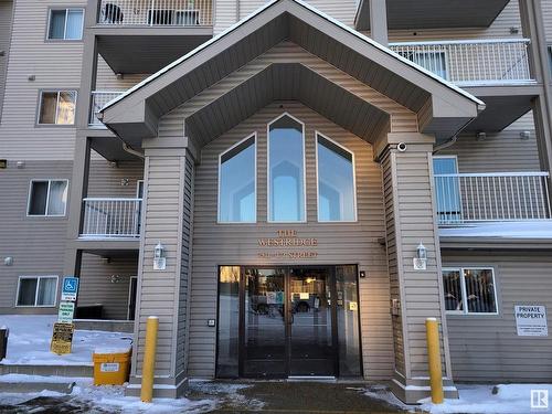 320 7511 171 Street, Edmonton, AB - Outdoor With Balcony With Facade