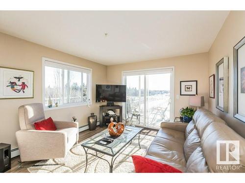 320 7511 171 Street, Edmonton, AB - Indoor Photo Showing Living Room