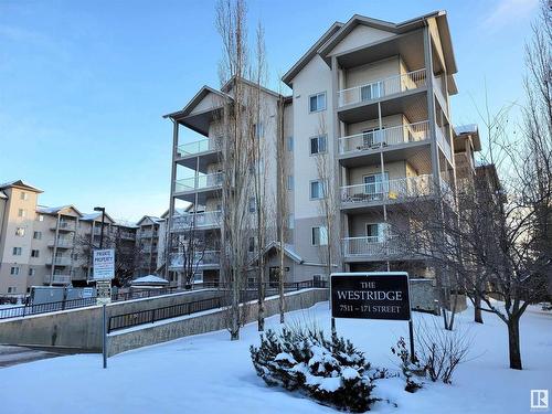 320 7511 171 Street, Edmonton, AB - Outdoor With Balcony With Facade