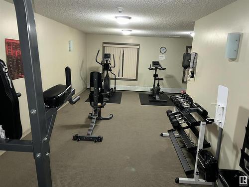 104 4407 23 Street Nw, Edmonton, AB - Indoor Photo Showing Gym Room