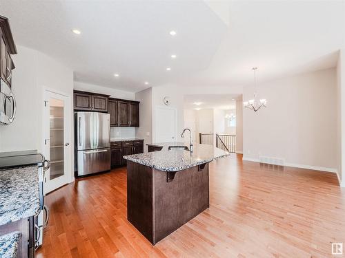 49 18343 Lessard Road, Edmonton, AB - Indoor Photo Showing Kitchen With Upgraded Kitchen