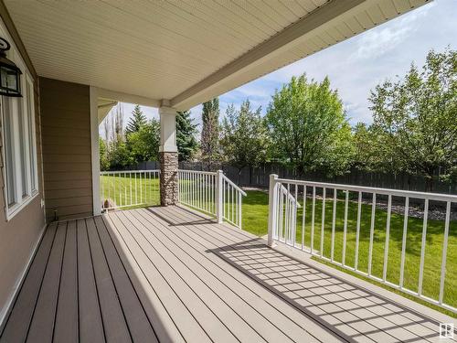 49 18343 Lessard Road, Edmonton, AB - Outdoor With Deck Patio Veranda With Exterior