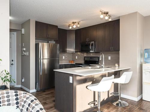 549 Ebbers Way, Edmonton, AB - Indoor Photo Showing Kitchen With Stainless Steel Kitchen With Double Sink