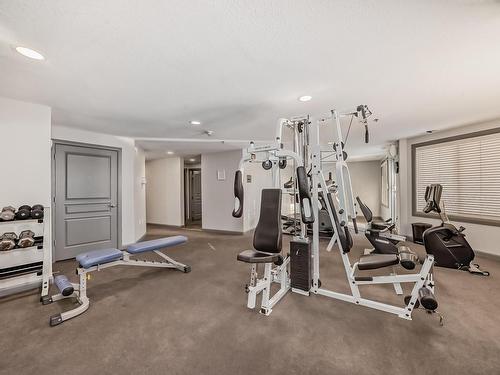 111 530 Hooke Road, Edmonton, AB - Indoor Photo Showing Gym Room