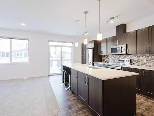 192 Sturtz Bend, Leduc, AB - Indoor Photo Showing Kitchen With Upgraded Kitchen