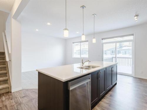 192 Sturtz Bend, Leduc, AB - Indoor Photo Showing Kitchen With Double Sink