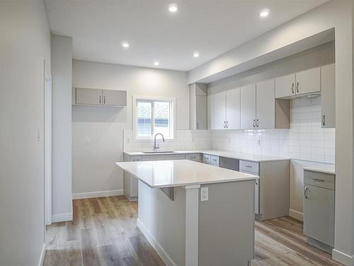 45 Nouveau Drive, St. Albert, AB - Indoor Photo Showing Kitchen With Upgraded Kitchen