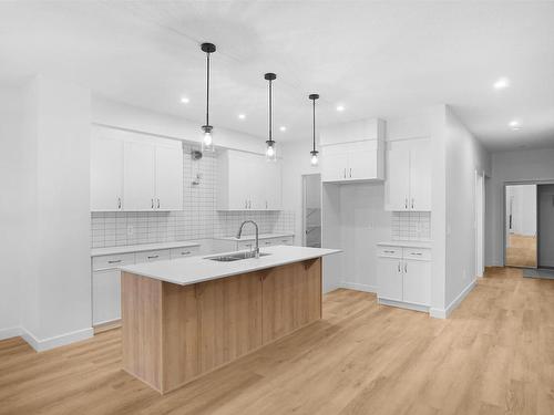 275 Glenridding Ravine Road, Edmonton, AB - Indoor Photo Showing Kitchen With Upgraded Kitchen