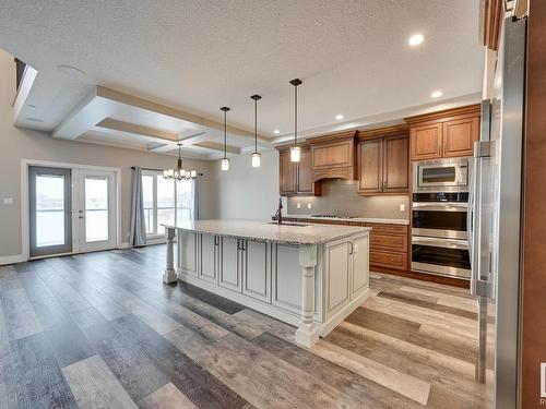 66 Chestnut Way, Fort Saskatchewan, AB - Indoor Photo Showing Kitchen