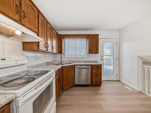 1052 Jones Crescent, Edmonton, AB - Indoor Photo Showing Kitchen With Double Sink