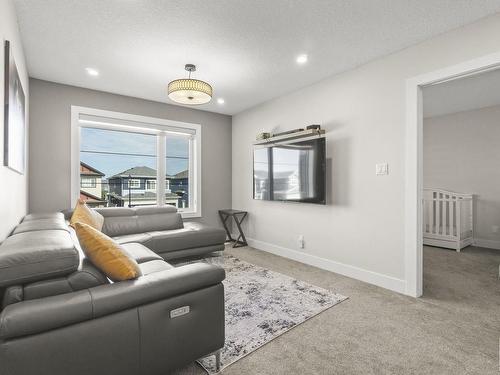 3009 Soleil Boulevard, Beaumont, AB - Indoor Photo Showing Living Room