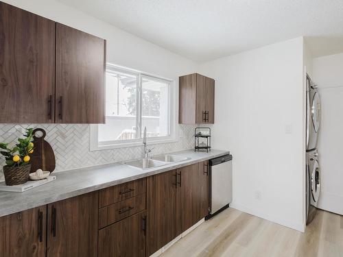 10403 65 Avenue, Edmonton, AB - Indoor Photo Showing Kitchen With Double Sink