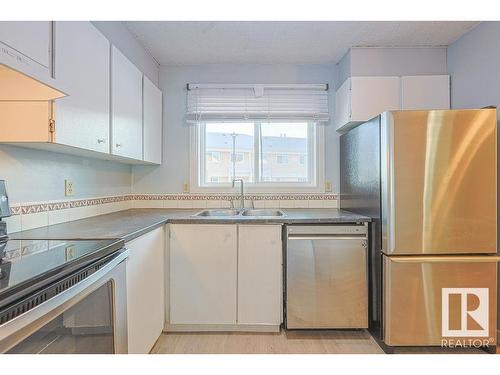 41 16541 100 Street, Edmonton, AB - Indoor Photo Showing Kitchen With Double Sink