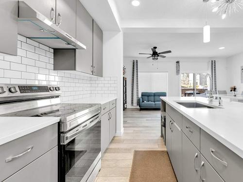 3720 4 Street, Edmonton, AB - Indoor Photo Showing Kitchen With Upgraded Kitchen