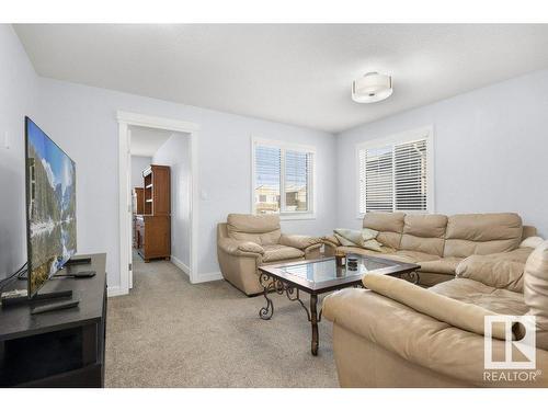 3707 48 Avenue, Beaumont, AB - Indoor Photo Showing Living Room