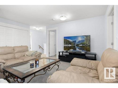 3707 48 Avenue, Beaumont, AB - Indoor Photo Showing Living Room