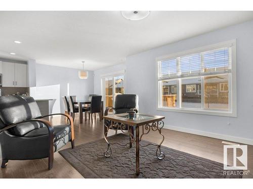 3707 48 Avenue, Beaumont, AB - Indoor Photo Showing Living Room