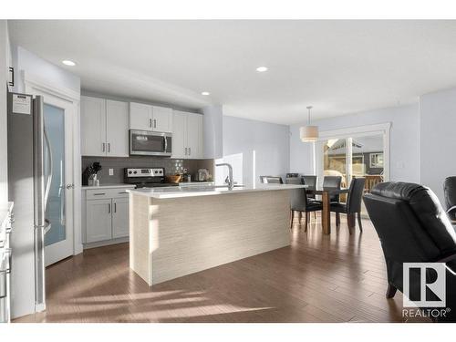 3707 48 Avenue, Beaumont, AB - Indoor Photo Showing Kitchen