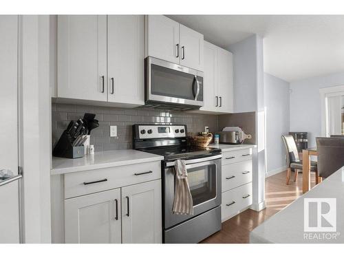 3707 48 Avenue, Beaumont, AB - Indoor Photo Showing Kitchen With Upgraded Kitchen